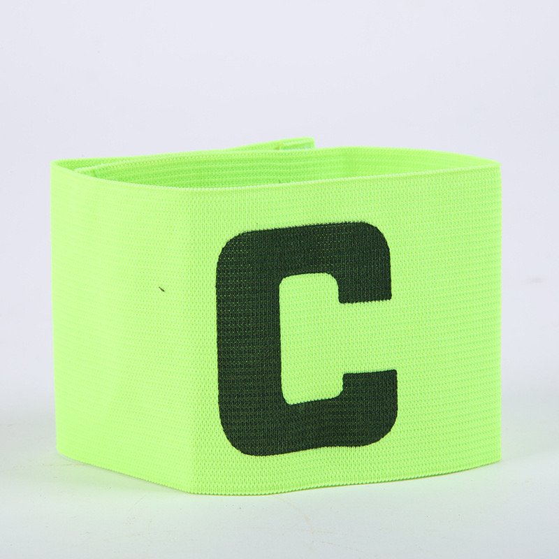 New adjustable Elastic Nylon Soccer Training Arm Band Polyester Rainbow Football Captain Armband For Workout Exercise Sport